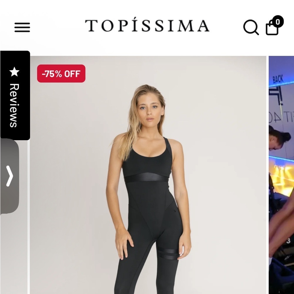 Topissima Black Bodysuit